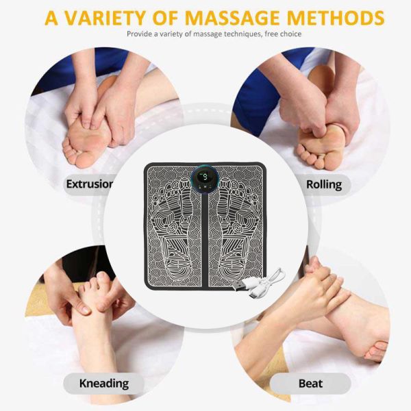 Electric EMS Foot Massager Mat: Relaxation & Muscle Relief